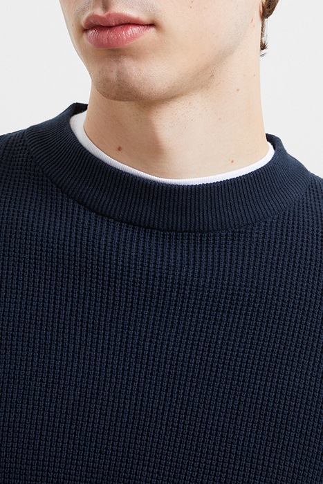 CREW WAFFLE 2 BLUE 4