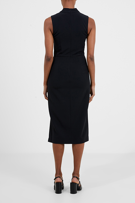 ECHO CREPE MOCK NECK DRESS BLACKOUT 3