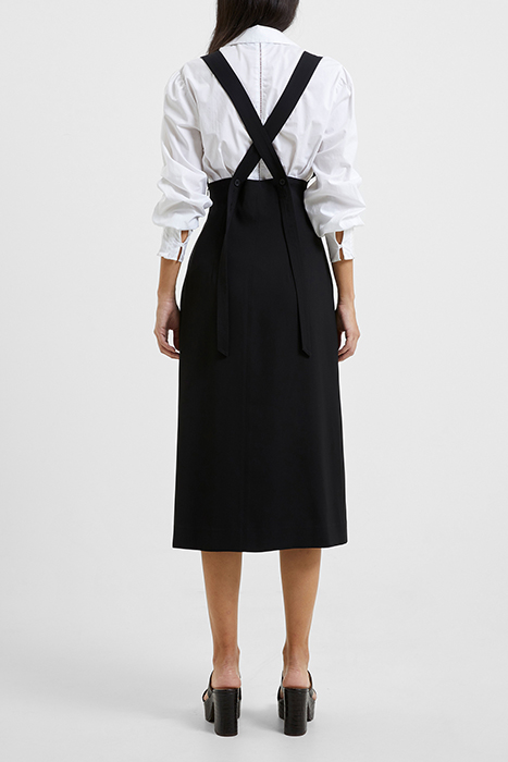 HARRY SUITING MIDI DRESS BLACK 4