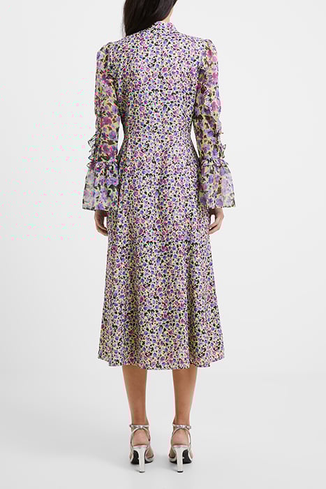 ALEZZIA ELY JACQUARD MIX DRESS SHARP GREEN 2