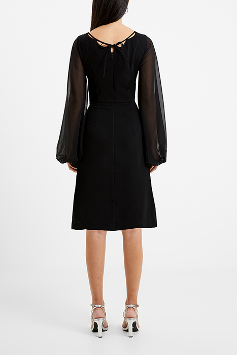 ADDINALA CREPE DRESS BLACK 2