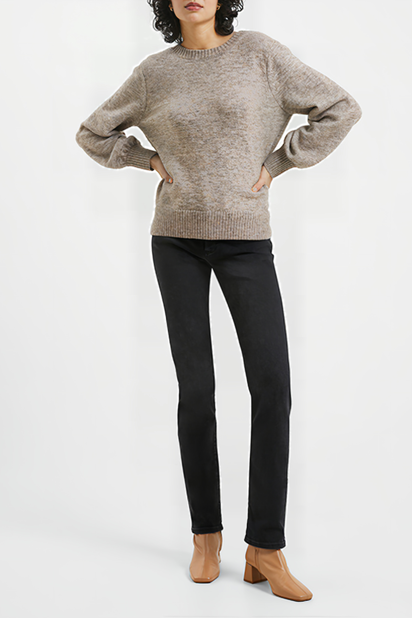 KEZIA L/S JUMPER BROWN 5