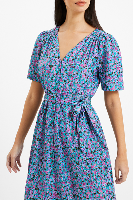 ALEZZIA ELY JACQUARD SS DRESS GREEN 4