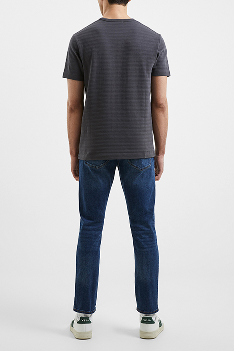 TEXTURE JERSEY T SHIRT BLACK 3