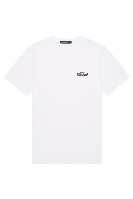 CAR BADGE T SHIRT WHITE 4