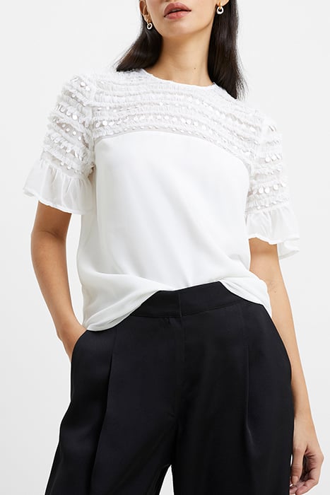 CARINA EMBELLISHED TOP WHITE 4
