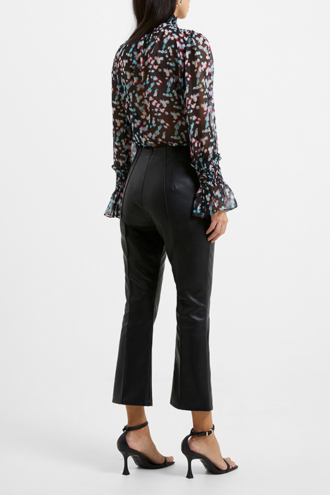 CLAUDIA PU STRETCH TROUSER BLACK 4