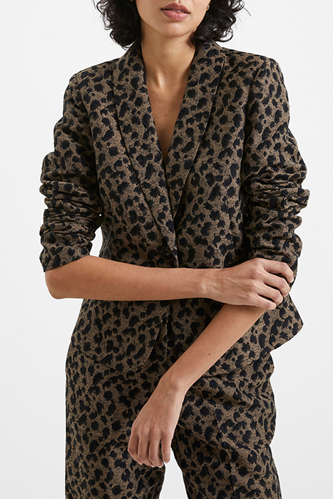 ESTELLA JACQUARD BLAZER BLACK 3