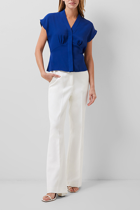 CARMEN CREPE BLOUSE BLUE 1