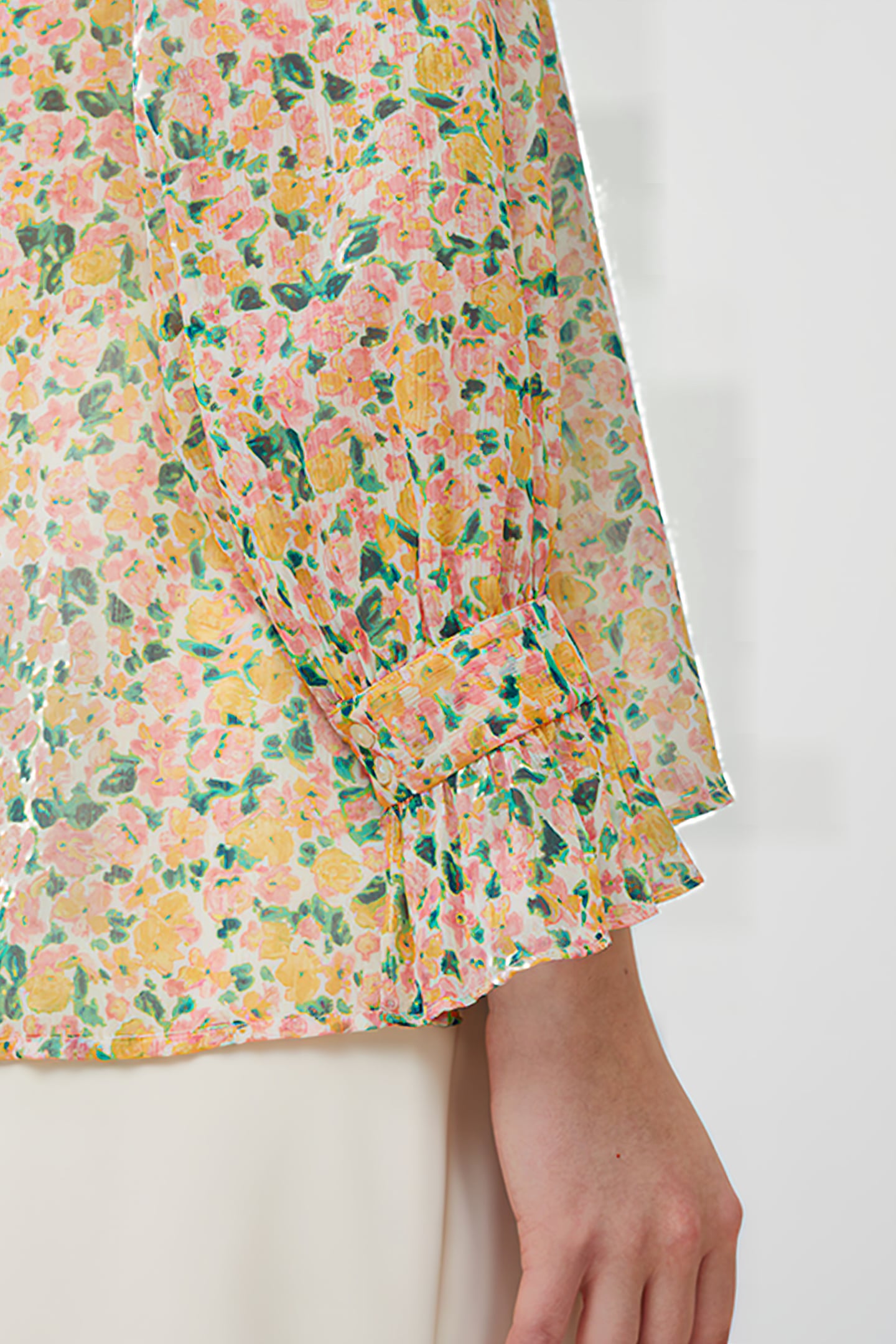 ALEEZIA HALLIE CRINKLE SHIRT GREEN 5