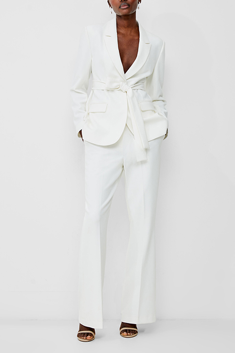 WHISPER BELTED BLAZER WHITE 2
