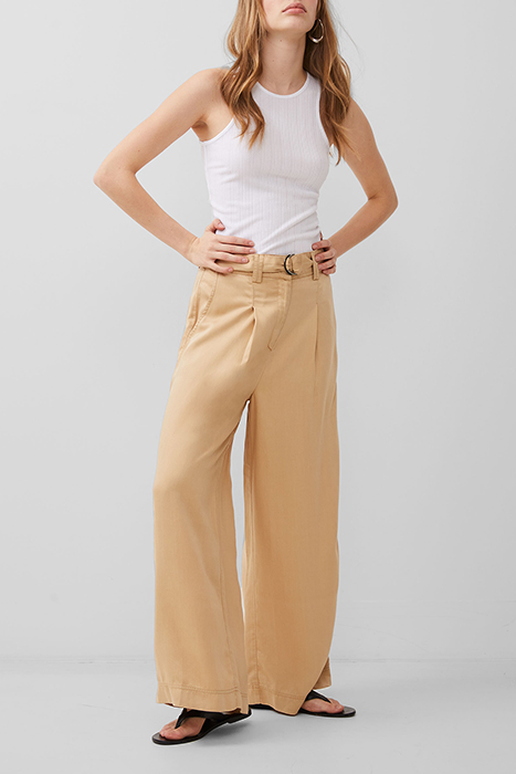 ELKIE TWILL TROUSER BROWN 2