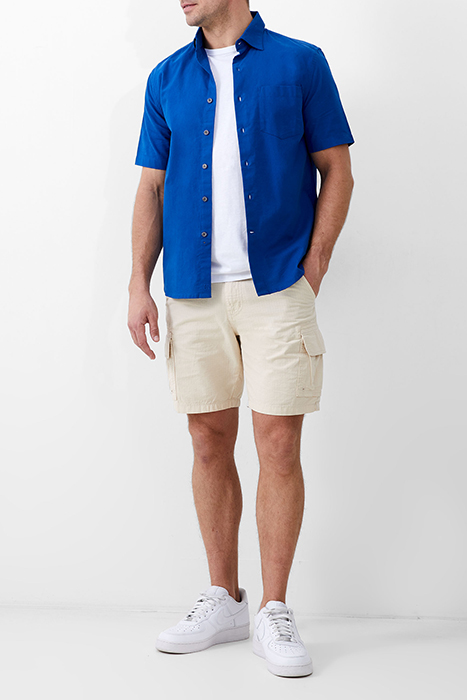 SHORT SLEEVE OXFORD SHIRT BLUE 2