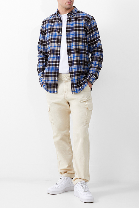 FLANNEL REGULAR FIT SHIRT ZERM BLUE 2