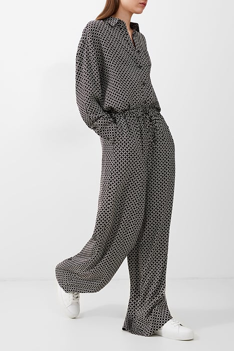 GEO PALAZZO TROUSER BROWN 2