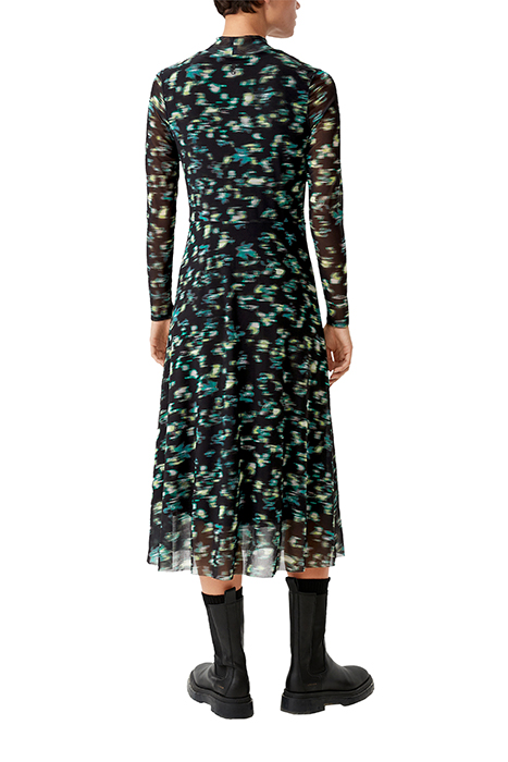 COMMA DRESSES GREY/BLACK 2