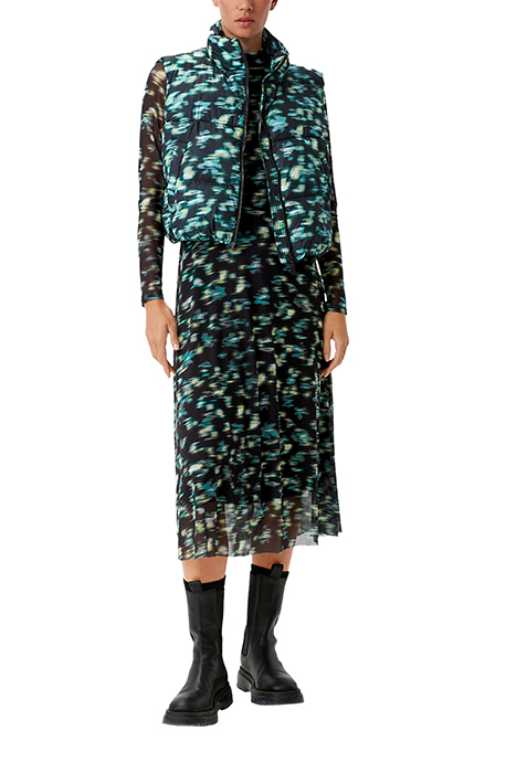 COMMA DRESSES GREY/BLACK 4