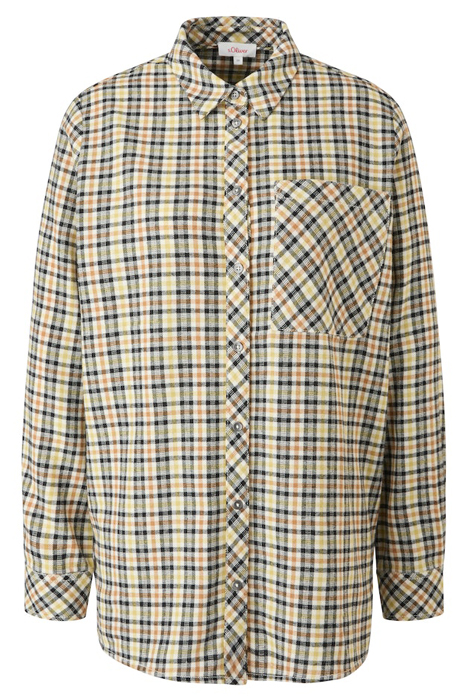 S.OLIVER BLOUSES BROWN CHECK 3
