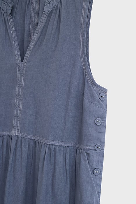 SOPHIA LINEN MAXI DRE TY BLUE 6