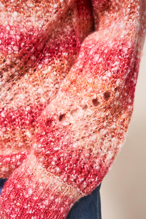 BELONGING SPACE DYE JUMPER PINK MULTI 3