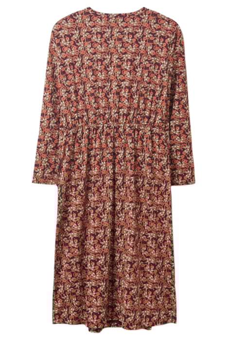 POPPY JERSEY DRESS PLUM MULTI 4