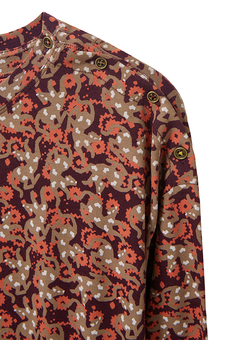 POPPY JERSEY DRESS PLUM MULTI 7