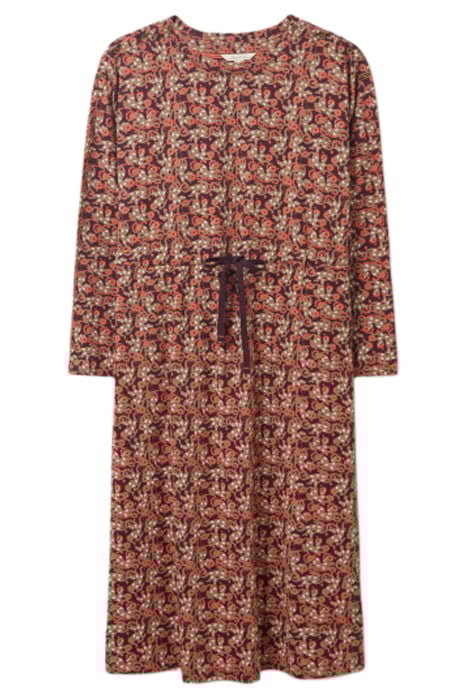 POPPY JERSEY DRESS PLUM MULTI 3