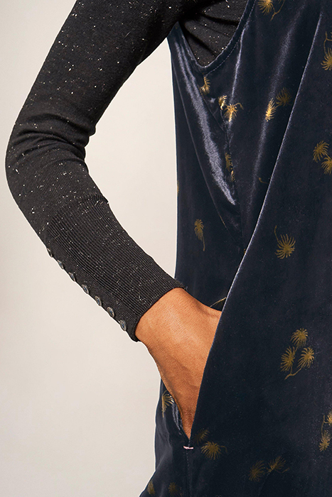 BELLE VELVET JUMPSUIT BLACK 3