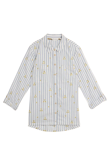 SOPHIE HEART EMBROIDERED SHIRT IVORY MULTI 2