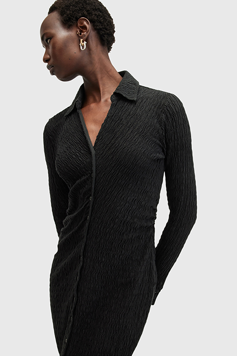 CONNIE MIDI DRESS BLACK 5