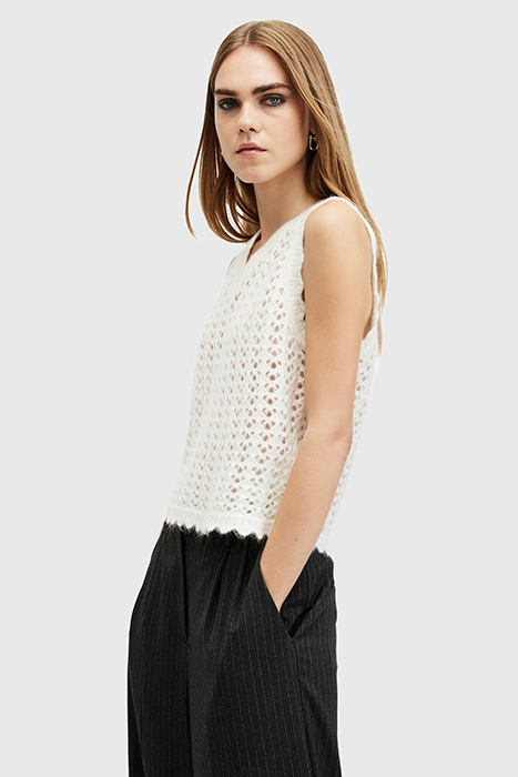 VIVIAN TANK CHALK WHITE 7