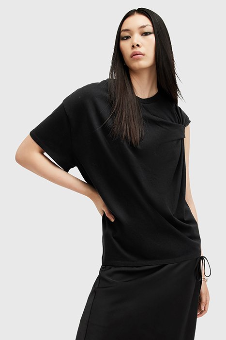 ONYX TWIST TEE BLACK 3