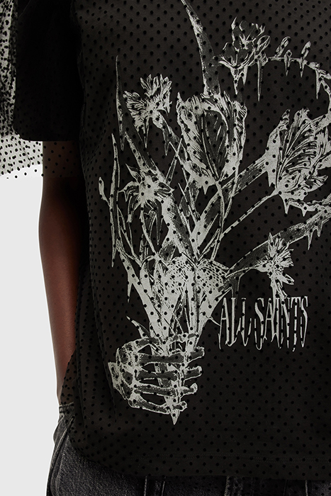 TOMMI FONDRE TEE WASHED BLACK/BLACK 9