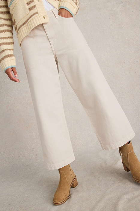 TIA WIDE LEG CROP JEAN NATURAL WHITE 3