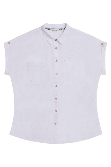ELLIE COTTON SHIRT PALE IVORY 3