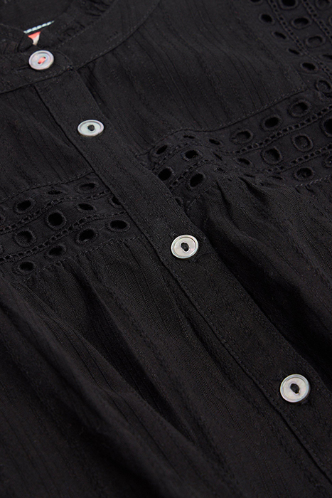 ARABELLA SLEEVELE SHIRT PURE BLACK 3