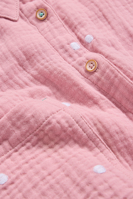 EMMA DOUBLE CLOTH SHIRT PINK 3