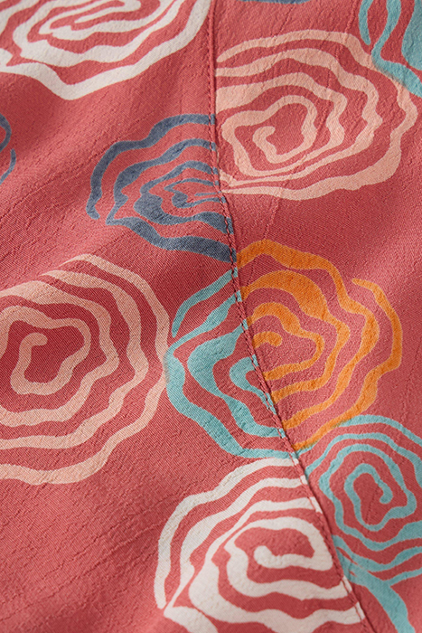 SARA MAXI SKIRT PINK PRINTED 2