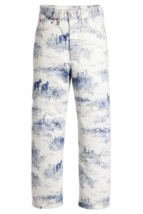 RIBCAGE STRAIGHT JEANS PANT WHITE 3