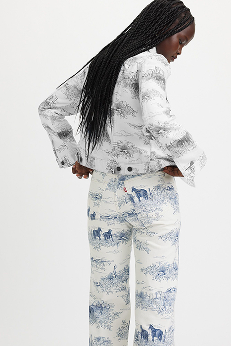 RIBCAGE STRAIGHT JEANS PANT WHITE 6