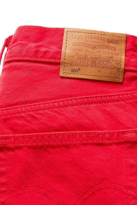 501 STRAIGHT JEANS RED 7