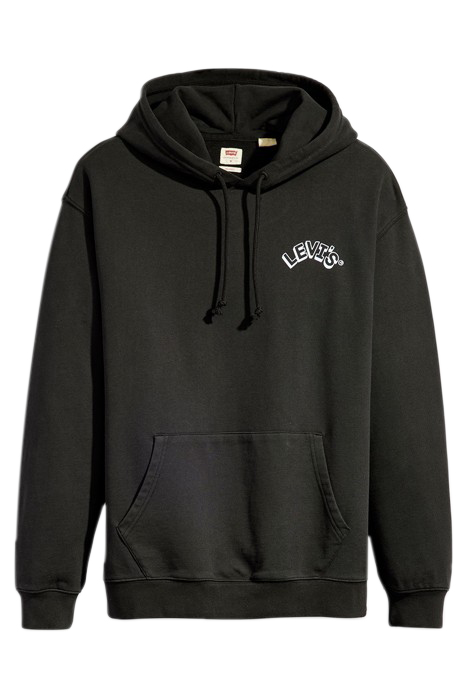 RELAXED JEANS HOODIE BLACK 3