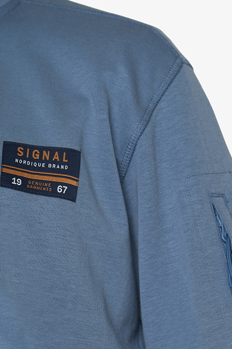 MIKKELSI ZIP CARDIGAN BLUE MIRAGE 6