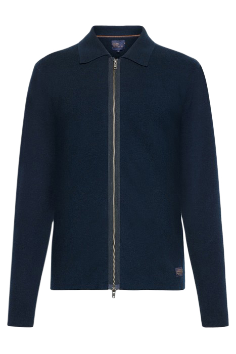 URIANSI ZIP CARDIGAN DEEP MARINE 4