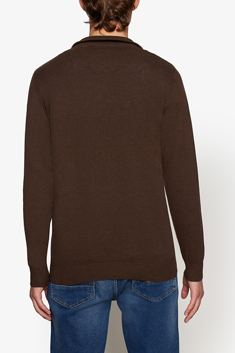 KLAUSSI HALFZIP + CHOCOLAT BROWN MELANGE 2