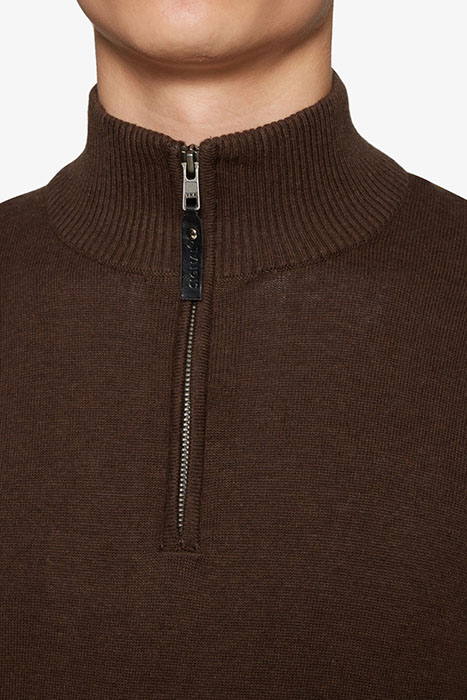KLAUSSI HALFZIP + CHOCOLAT BROWN MELANGE 6