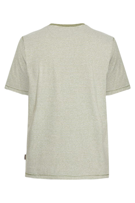 LUKESI PRINT STRIPE TEE OLIVE GARDEN 5