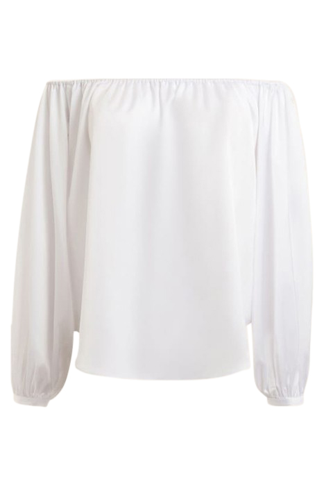 CANDICE OFF SHOULDER TRUE WHITE BLOUSE 4