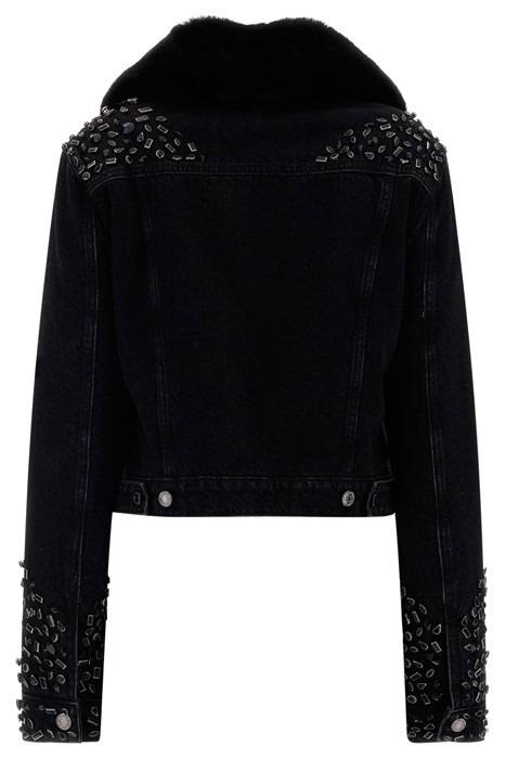 DORIA SHEARLING JACKET CRATERS STONES 5