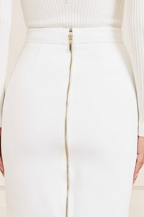 SHELLY PENCIL SKIRT PALE PEARL 5